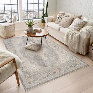 Desire Rugs Maia Washable Orchid Floral Traditional Area Rug Non-Slip -Living Room in Grey Size: 120 cm x 180 cm Grey 120 cm x 180 cm Desire Rugs Maia Washable Orchid Floral Traditional Area Rug Non-Slip -Living Room in Grey Size: 120 cm x 180 cm Grey 120 cm x 180 cm