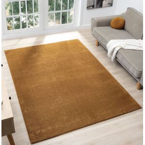 Desire Rugs Comfy Washable Low Pile Living Room Area Rug - Anti-Slip Felt Backing in Gold Size: 160 cm x 220 cm Gold 160 cm x 220 cm Desire Rugs Comfy Washable Low Pile Living Room Area Rug - Anti-Slip Felt Backing in Gold Size: 160 cm x 220 cm Gold 160 cm x 220 cm