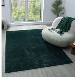 Desire Rugs Comfy Washable Low Pile Living Room Area Rug - Anti-Slip Felt Backing in Emerald Size: 100 cm diameter Emerald 100 cm diameter Desire Rugs Comfy Washable Low Pile Living Room Area Rug - Anti-Slip Felt Backing in Emerald Size: 100 cm diameter Emerald 100 cm diameter