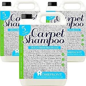 Homefront Ocean Carpet Shampoo 15L, Suitable for all Carpet Cleaners in Clear Clear Homefront Ocean Carpet Shampoo 15L, Suitable for all Carpet Cleaners in Clear Clear