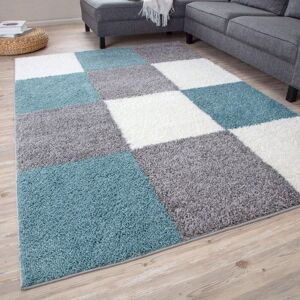 THE RUGS Fluffy & Soft Shaggy Rugs for Living Room Bedroom Kitchen Geometric Design Different Size & Colours 381 Size: 140 cm x 200 cm Duck Egg Blue 140 cm x 200 cm THE RUGS Fluffy & Soft Shaggy Rugs for Living Room Bedroom Kitchen Geometric Design Different Size & Colours 381 Size: 140 cm x 200 cm Duck Egg Blue 140 cm x 200 cm