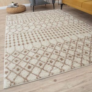 THE RUGS Soft Moroccan Diamond High Pile Shaggy Rugs & Runners Living Room in Ivory Size: 120 cm x 170 cm Ivory 120 cm x 170 cm THE RUGS Soft Moroccan Diamond High Pile Shaggy Rugs & Runners Living Room in Ivory Size: 120 cm x 170 cm Ivory 120 cm x 170 cm