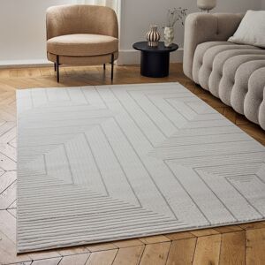 THE RUGS Carmel Modern Area Rugs & Runners Geometric Stain Resistant in Grey Size: 120 cm x 170 cm Grey 120 cm x 170 cm THE RUGS Carmel Modern Area Rugs & Runners Geometric Stain Resistant in Grey Size: 120 cm x 170 cm Grey 120 cm x 170 cm