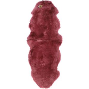 Fenland England Real Sheepskin Double Rug in Wine Size: Medium Wine Medium Fenland England Real Sheepskin Double Rug in Wine Size: Medium Wine Medium