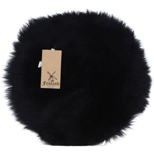 Fenland England Real Sheepskin Seat Pad in Black Black Fenland England Real Sheepskin Seat Pad in Black Black