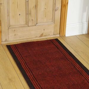 runrug Hallway Carpet Runner Rug - Hardwearing & Durable, 7mm - 'Inca' in Red Size: 80 cm x 210 cm Red 80 cm x 210 cm runrug Hallway Carpet Runner Rug - Hardwearing & Durable, 7mm - 'Inca' in Red Size: 80 cm x 210 cm Red 80 cm x 210 cm