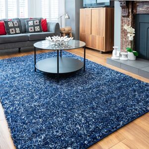 Kukoon Soft Shaggy Rugs Deep Pile Fluffy Navy Blue Bedroom Carpet Mat Size: 60 cm x 240 cm Navy 60 cm x 240 cm Kukoon Soft Shaggy Rugs Deep Pile Fluffy Navy Blue Bedroom Carpet Mat Size: 60 cm x 240 cm Navy 60 cm x 240 cm