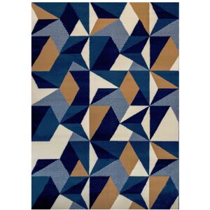 Kukoon Navy Blue Diamond Geometric Living Area Rug Size: 240 cm x 330 cm Navy 240 cm x 330 cm Kukoon Navy Blue Diamond Geometric Living Area Rug Size: 240 cm x 330 cm Navy 240 cm x 330 cm