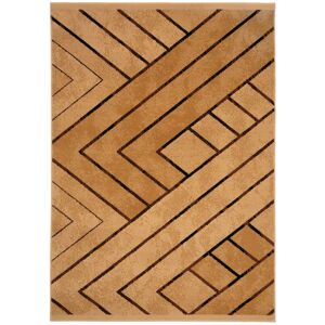 Kukoon Beige Modern Geometric Trellis Living Area Rug Size: 120 cm x 170 cm Beige 120 cm x 170 cm Kukoon Beige Modern Geometric Trellis Living Area Rug Size: 120 cm x 170 cm Beige 120 cm x 170 cm