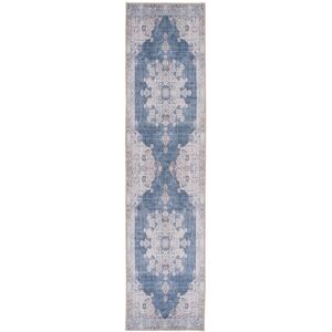 Kukoon Denim Blue Distressed Hallway Runner Rug Non Slip & Washable in Dark Blue Size: 60 cm x 240 cm Dark Blue 60 cm x 240 cm Kukoon Denim Blue Distressed Hallway Runner Rug Non Slip & Washable in Dark Blue Size: 60 cm x 240 cm Dark Blue 60 cm x 240 cm