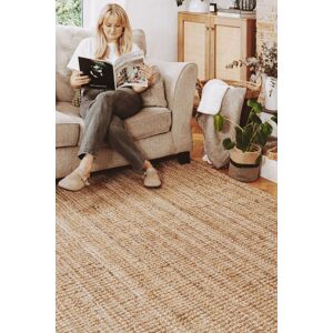 Kukoon 160cm x 230cm Regular Size Natural Beige Jute Living Room Area Rug Size: 160 cm x 230 cm Beige 160 cm x 230 cm Kukoon 160cm x 230cm Regular Size Natural Beige Jute Living Room Area Rug Size: 160 cm x 230 cm Beige 160 cm x 230 cm