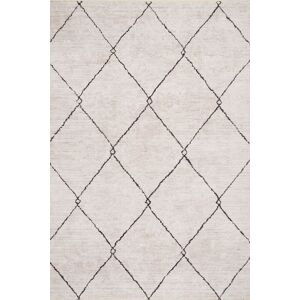 Kukoon Beige Grey Trellis Modern Abstract Washable Living Room Area Rug Size: 160 cm x 230 cm Beige 160 cm x 230 cm Kukoon Beige Grey Trellis Modern Abstract Washable Living Room Area Rug Size: 160 cm x 230 cm Beige 160 cm x 230 cm