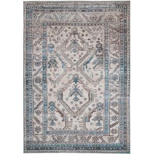Kukoon Beige Grey Traditional Bordered Medallion Washable Living Room Area Rug Size: 80 cm x 300 cm Beige 80 cm x 300 cm Kukoon Beige Grey Traditional Bordered Medallion Washable Living Room Area Rug Size: 80 cm x 300 cm Beige 80 cm x 300 cm
