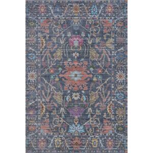 Kukoon Navy Distressed Soft Washable & Liquid Repellent Living Room Area Rug in Mid Blue Size: 80 cm x 300 cm Mid Blue 80 cm x 300 cm Kukoon Navy Distressed Soft Washable & Liquid Repellent Living Room Area Rug in Mid Blue Size: 80 cm x 300 cm Mid Blue 80 cm x 300 cm