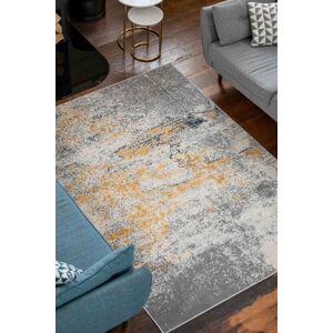 Loomed Yellow Ochre Bright Abstract Soft Living Room Bedroom Area Rug Runner Size: 80 cm x 150 cm Yellow 80 cm x 150 cm Loomed Yellow Ochre Bright Abstract Soft Living Room Bedroom Area Rug Runner Size: 80 cm x 150 cm Yellow 80 cm x 150 cm