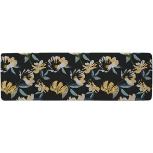 Benjamin Tate Design Yellow Flowers On Green Runner Rug in Natural Size: 67 cm x 230 cm Natural 67 cm x 230 cm Benjamin Tate Design Yellow Flowers On Green Runner Rug in Natural Size: 67 cm x 230 cm Natural 67 cm x 230 cm