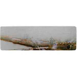 Benjamin Tate Design Big Ben In The Mist Runner Rug in Natural Size: 67 cm x 230 cm Natural 67 cm x 230 cm Benjamin Tate Design Big Ben In The Mist Runner Rug in Natural Size: 67 cm x 230 cm Natural 67 cm x 230 cm