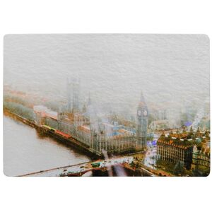 Benjamin Tate Design Big Ben In The Mist Rug in Natural Size: Large Natural Large Benjamin Tate Design Big Ben In The Mist Rug in Natural Size: Large Natural Large