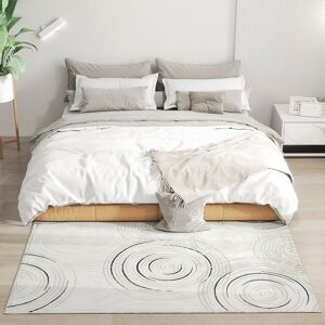 Homcom Rug 170x120cm Swirl Pattern Washable - Rug Homcom Rug 170x120cm Swirl Pattern Washable - Rug