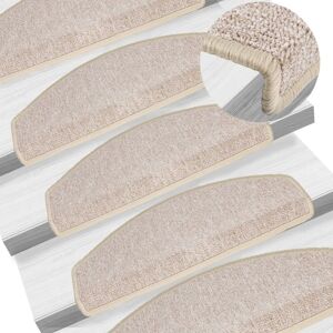Berkfield Home Carpet Stair Treads 15 pcs Taupe 65x24x4 cm Size: Medium Taupe Medium Berkfield Home Carpet Stair Treads 15 pcs Taupe 65x24x4 cm Size: Medium Taupe Medium