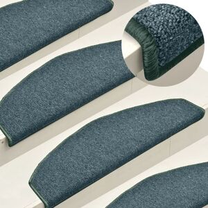 Berkfield Home Carpet Stair Treads 15 pcs Dark Green 65x24x4 cm Size: Medium Green Medium Berkfield Home Carpet Stair Treads 15 pcs Dark Green 65x24x4 cm Size: Medium Green Medium