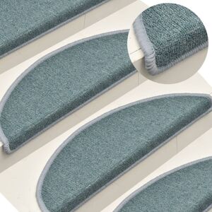 Berkfield Home Carpet Stair Treads 15 pcs Blue 56x17x3 cm Size: Medium Blue Medium Berkfield Home Carpet Stair Treads 15 pcs Blue 56x17x3 cm Size: Medium Blue Medium