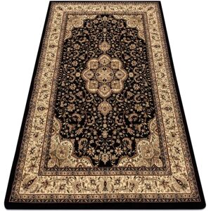 RugsX Royal Rug in Black Size: 100 cm x 200 cm Black 100 cm x 200 cm RugsX Royal Rug in Black Size: 100 cm x 200 cm Black 100 cm x 200 cm