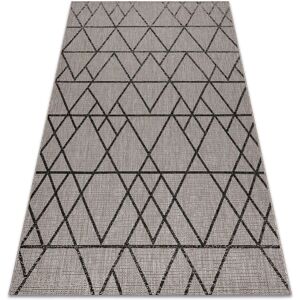 Floorlux Silver / Black / Grey Sizable Carpet - Rug Floorlux Silver / Black / Grey Sizable Carpet - Rug