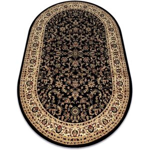 Royal ADR Black Carpet - Oval Design - 1745 - Carpet Royal ADR Black Carpet - Oval Design - 1745 - Carpet