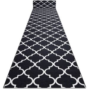 RugsX Anti-Slip Trellis Runner in Black Size: 133 cm x 310 cm Black 133 cm x 310 cm RugsX Anti-Slip Trellis Runner in Black Size: 133 cm x 310 cm Black 133 cm x 310 cm