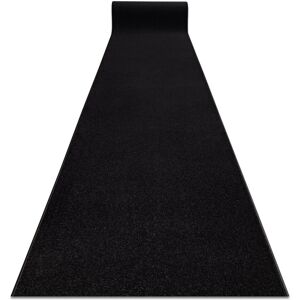 RugsX Karmel Plain Runner in Black Size: 120 cm x 320 cm Black 120 cm x 320 cm RugsX Karmel Plain Runner in Black Size: 120 cm x 320 cm Black 120 cm x 320 cm