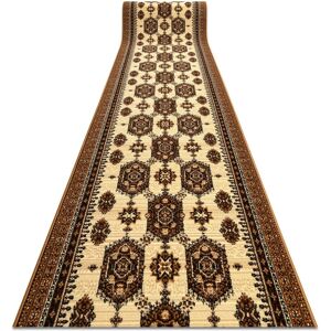 RugsX Bcf Zegary Runner in Beige Size: 100 cm x 390 cm Beige 100 cm x 390 cm RugsX Bcf Zegary Runner in Beige Size: 100 cm x 390 cm Beige 100 cm x 390 cm