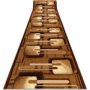 RugsX Bcf Malina Runner in Brown Size: 80 cm x 390 cm Brown 80 cm x 390 cm RugsX Bcf Malina Runner in Brown Size: 80 cm x 390 cm Brown 80 cm x 390 cm