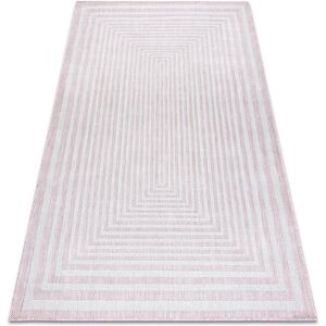 Sisal SION Flat Woven Pink Ecru Carpet - Carpet Sisal SION Flat Woven Pink Ecru Carpet - Carpet