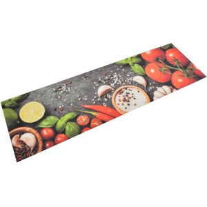 Berkfield Home Kitchen Rug Washable Vegetables 45x150 cm Velvet Multicolor 45x150 cm Berkfield Home Kitchen Rug Washable Vegetables 45x150 cm Velvet Multicolor 45x150 cm