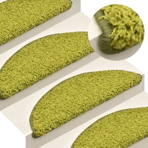 Berkfield Home Carpet Stair Treads 15 pcs Green 65x21x4 cm Size: Medium Green Medium Berkfield Home Carpet Stair Treads 15 pcs Green 65x21x4 cm Size: Medium Green Medium