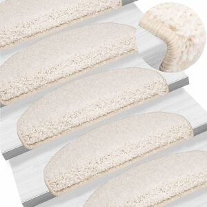 Berkfield Home Carpet Stair Treads 15 pcs White 65x21x4 cm Size: Medium White Medium Berkfield Home Carpet Stair Treads 15 pcs White 65x21x4 cm Size: Medium White Medium