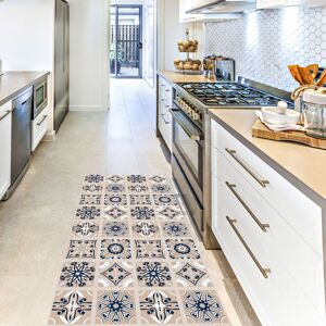 Artsy Mats Skiathos Vinyl Floor Mat Size: 67 cm x 190 cm Multicolor 67 cm x 190 cm Artsy Mats Skiathos Vinyl Floor Mat Size: 67 cm x 190 cm Multicolor 67 cm x 190 cm