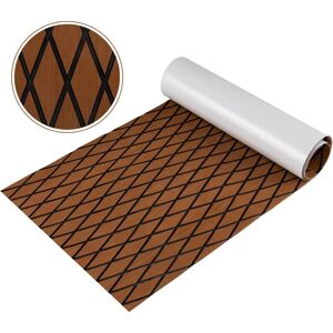 Costway Boat Flooring EVA Foam Decking Non-Slip & Self-Adhesive Decking Sheet 190 x 70cm in Brown Size: 190 x 70 cm Brown 190 x 70 cm Costway Boat Flooring EVA Foam Decking Non-Slip & Self-Adhesive Decking Sheet 190 x 70cm in Brown Size: 190 x 70 cm Brown 190 x 70 cm