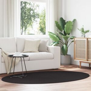 Berkfield Home Rugs Black Polyester 140 x 200 cm Non-slip Area Rug Circular Size: Medium Black Medium Berkfield Home Rugs Black Polyester 140 x 200 cm Non-slip Area Rug Circular Size: Medium Black Medium