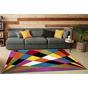 Smart Living Modern Hand Carved Multicolour Soft Thick Area Rug - Jazz in Purple Size: 60 cm x 110 cm Purple 60 cm x 110 cm Smart Living Modern Hand Carved Multicolour Soft Thick Area Rug - Jazz in Purple Size: 60 cm x 110 cm Purple 60 cm x 110 cm