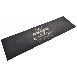 Berkfield Home Kitchen Rug Washable Kitchen Black 45x150 cm Velvet Multicolor 45x150 cm Berkfield Home Kitchen Rug Washable Kitchen Black 45x150 cm Velvet Multicolor 45x150 cm