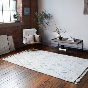 The Rug Shop UK Cream Modern Wool Easy to clean Hand Made Geometric Area Rug Size: 200 cm x 290 cm Cream 200 cm x 290 cm The Rug Shop UK Cream Modern Wool Easy to clean Hand Made Geometric Area Rug Size: 200 cm x 290 cm Cream 200 cm x 290 cm