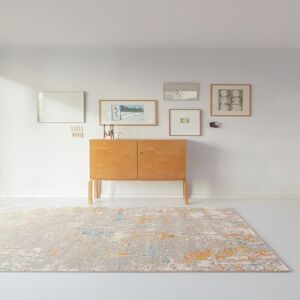 The Rug Shop UK Abstract Beige Modern Machine Made Easy to clean Area Rug Size: 160 cm x 230 cm Beige 160 cm x 230 cm The Rug Shop UK Abstract Beige Modern Machine Made Easy to clean Area Rug Size: 160 cm x 230 cm Beige 160 cm x 230 cm