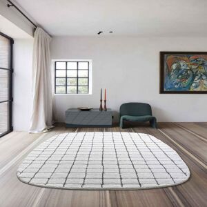 The Rug Shop UK White Modern Geometric Shaggy Easy To Clean White Area Rug Size: 160 cm x 230 cm White 160 cm x 230 cm The Rug Shop UK White Modern Geometric Shaggy Easy To Clean White Area Rug Size: 160 cm x 230 cm White 160 cm x 230 cm