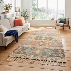 The Rug Shop UK Multi Modern Geometric Jute Striped Kilim Easy To Clean Rug Size: 150 cm x 230 cm Multicolor 150 cm x 230 cm The Rug Shop UK Multi Modern Geometric Jute Striped Kilim Easy To Clean Rug Size: 150 cm x 230 cm Multicolor 150 cm x 230 cm
