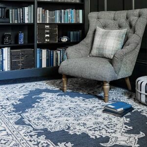The Rug Shop UK Blue Handmade Wool Floral Traditional Easy To Clean Area Rug Size: 160 cm x 230 cm Blue 160 cm x 230 cm The Rug Shop UK Blue Handmade Wool Floral Traditional Easy To Clean Area Rug Size: 160 cm x 230 cm Blue 160 cm x 230 cm