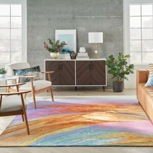 The Rug Shop UK Multi Abstract Optical 3D Luxurious Easy To Clean Cotton Backing Rug Size: 114 cm x 170 cm Multicolor 114 cm x 170 cm The Rug Shop UK Multi Abstract Optical 3D Luxurious Easy To Clean Cotton Backing Rug Size: 114 cm x 170 cm Multicolor 114 cm x 170 cm