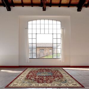 The Rug Shop UK Red Traditional Easy to Clean Machine Made Border Floral Area Rug Size: 160 cm x 230 cm Red 160 cm x 230 cm The Rug Shop UK Red Traditional Easy to Clean Machine Made Border Floral Area Rug Size: 160 cm x 230 cm Red 160 cm x 230 cm