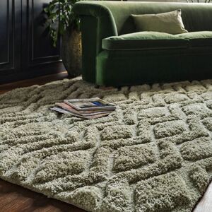 The Rug Shop UK Green Modern Shaggy Easy to clean Hand Made Geometric Area Rug Size: 160 cm x 230 cm Green 160 cm x 230 cm The Rug Shop UK Green Modern Shaggy Easy to clean Hand Made Geometric Area Rug Size: 160 cm x 230 cm Green 160 cm x 230 cm
